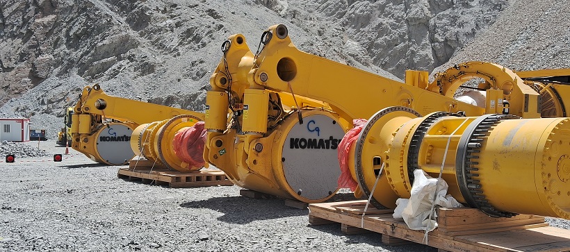 Avanza el armado de equipos caex que reforzarán plan de producción de Minera Los Pelambres