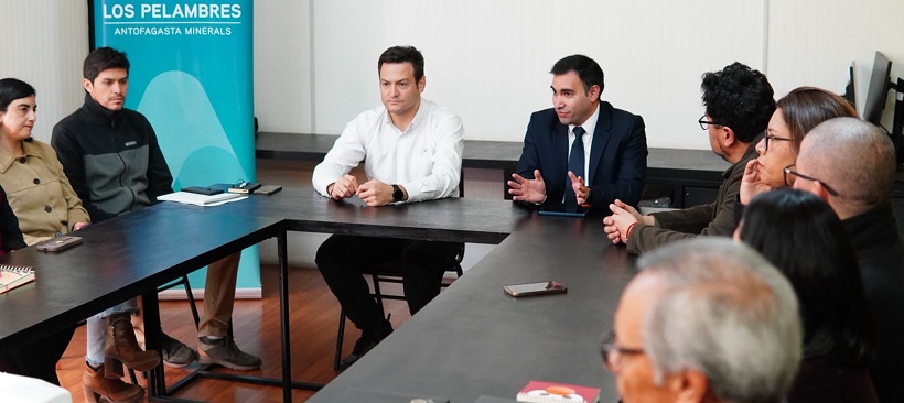 Minera Los Pelambres y el municipio de Salamanca retoman el trabajo colaborativo bajo el modelo Somos Choapa
