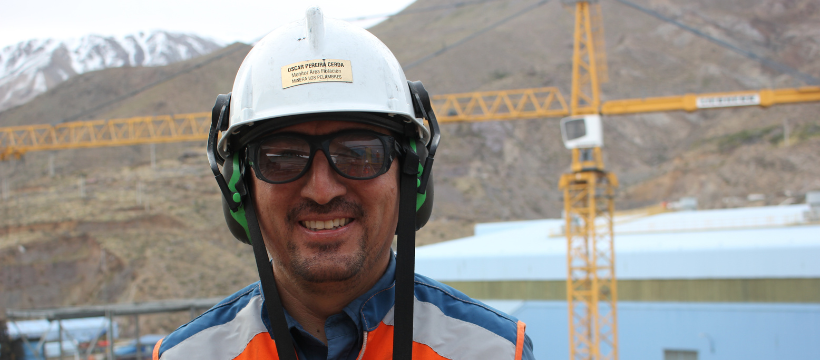 De practicante a monitor: la esforzada ruta de Óscar Pereira Cerda en Minera Pelambres